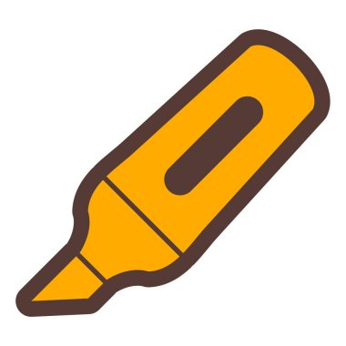 Kalem. Web simgesi basit illüstrasyon