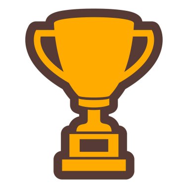 kupa simgesi vektör illüstrasyonu