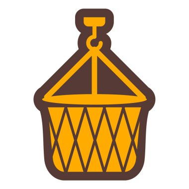 Alışveriş sepeti ikonu. Web için bira vektör simgelerinin özet çizimi