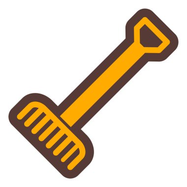 Kürek. Web simgesi basit illüstrasyon