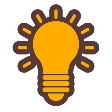 Fikir simgesi vektör illüstrasyonu