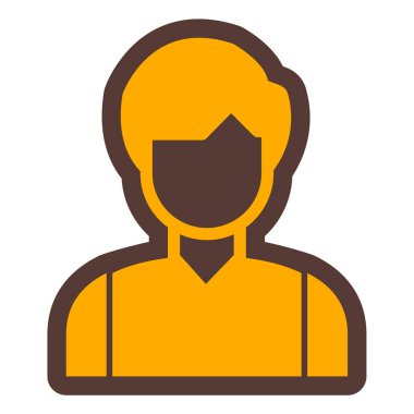 avatar. Web simgesi basit illüstrasyon