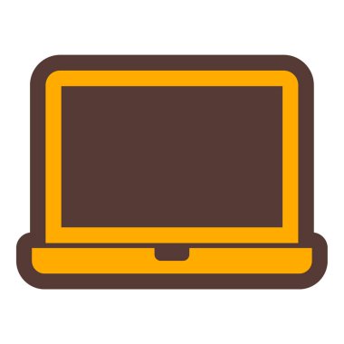 Bilgisayar. Web simgesi basit illüstrasyon