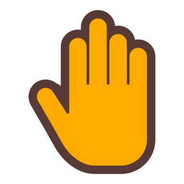 el simgesi vektör illüstrasyonu