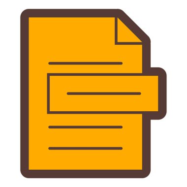 dosya belgesi. Basit resimleme