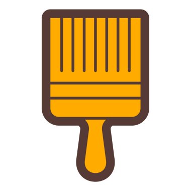 boya fırçası ikonu. vektör illüstrasyonu