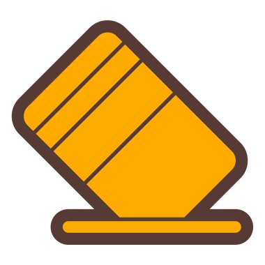 Tek bir izole simgenin vektör illüstrasyonu