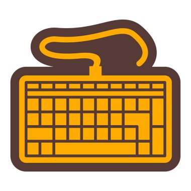 Güç kaynağı ikon vektörü. Ana hatlı ısıtıcı ev aletleri tabelası. izole edilmiş sınır sembolü çizimi