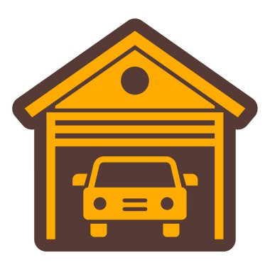 Garaj vektör simgesi işareti