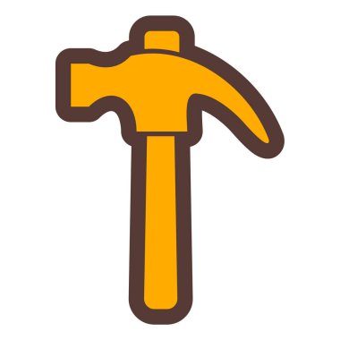 Yapı ve onarım simgesinin vektör illüstrasyonu