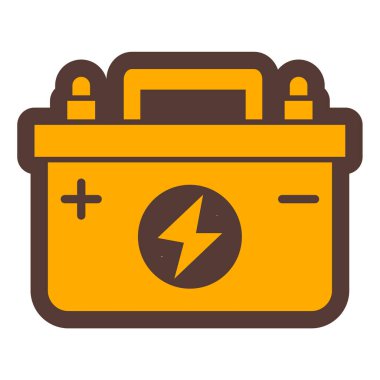 Pil. Web simgesi basit illüstrasyon