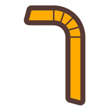 Baston ikonu. Basit tasarım