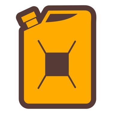 Petrol varili ikonu. vektör illüstrasyonu