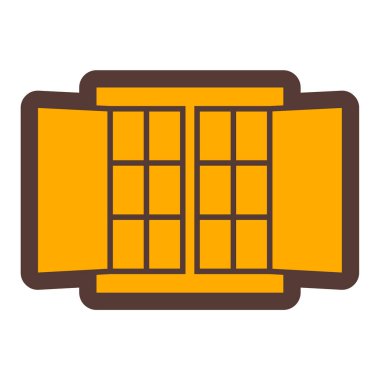 Ev. Web simgesi basit illüstrasyon