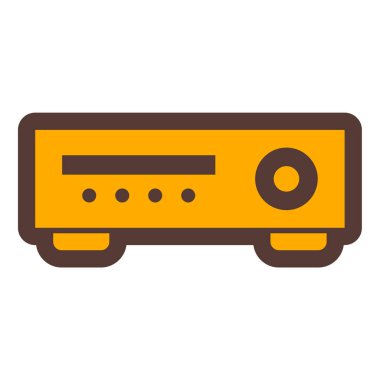 Radyo. Web simgesi basit tasarım