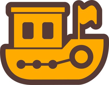 Traktör. Web simgesi basit illüstrasyon