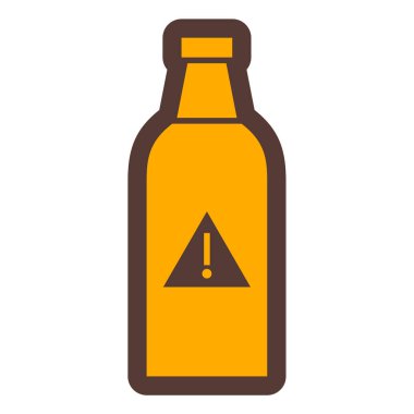 Şişe. Web simgesi basit tasarım