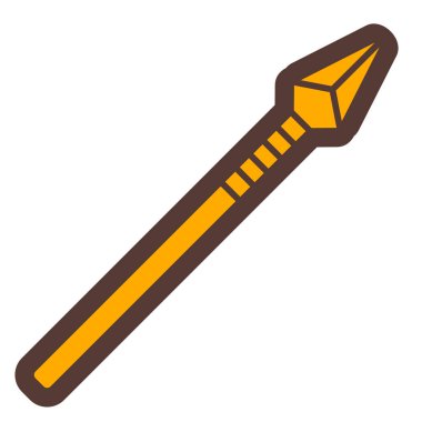 Kılıç. Web simgesi basit illüstrasyon