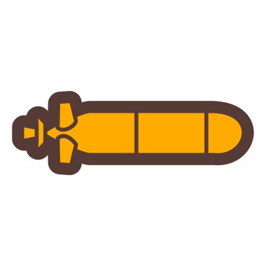 Tek bir simgenin vektör illüstrasyonu