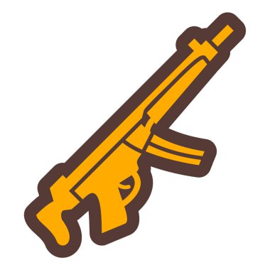 Silah ikonu. vektör illüstrasyonu