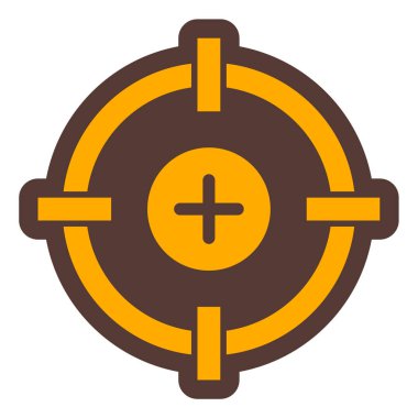 Hedef. Web simgesi basit illüstrasyon