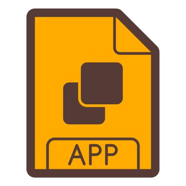 dosya biçimi simgesi, vektör illüstrasyonu