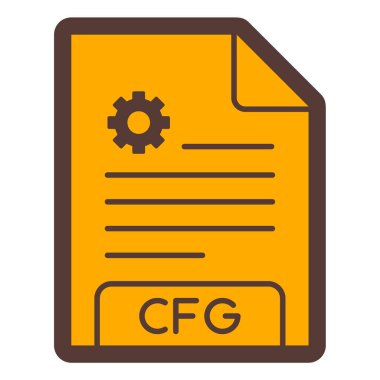 dosya biçimi simgesi, vektör illüstrasyonu