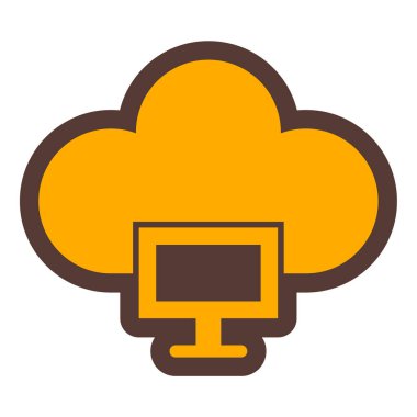 Bulut hesaplama. Web simgesi