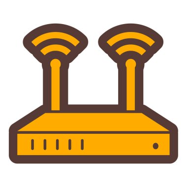 Yönlendirici. Web simgesi basit illüstrasyon