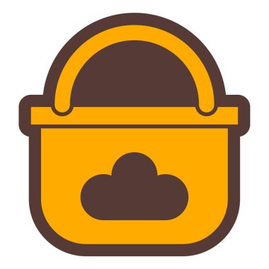 Kilit. Web simgesi basit illüstrasyon