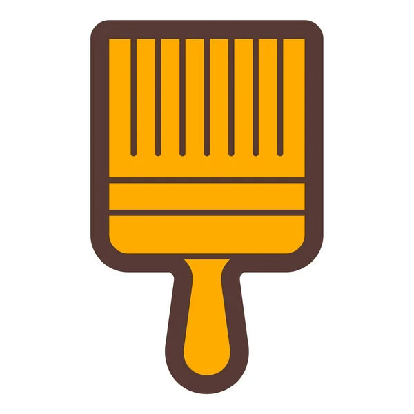 Paint Brush Icon Vector Illustration — Stock Vector