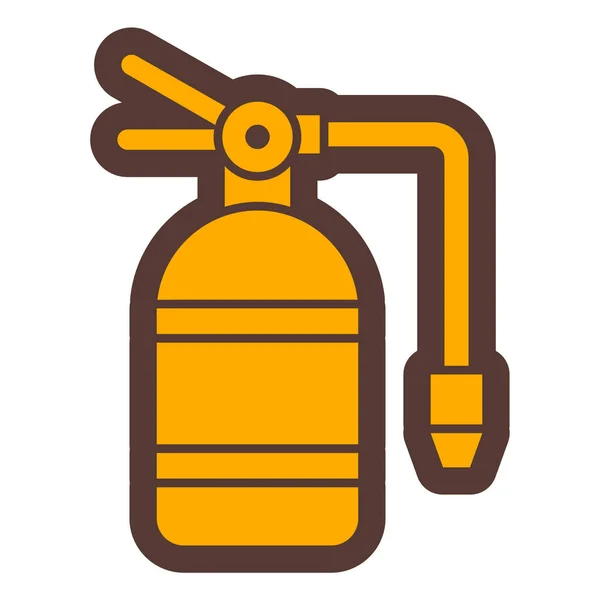 Ícone Extintor Delinear Ilustração Ícones Vetoriais Hidrante Gás Para Web —  Vetores de Stock