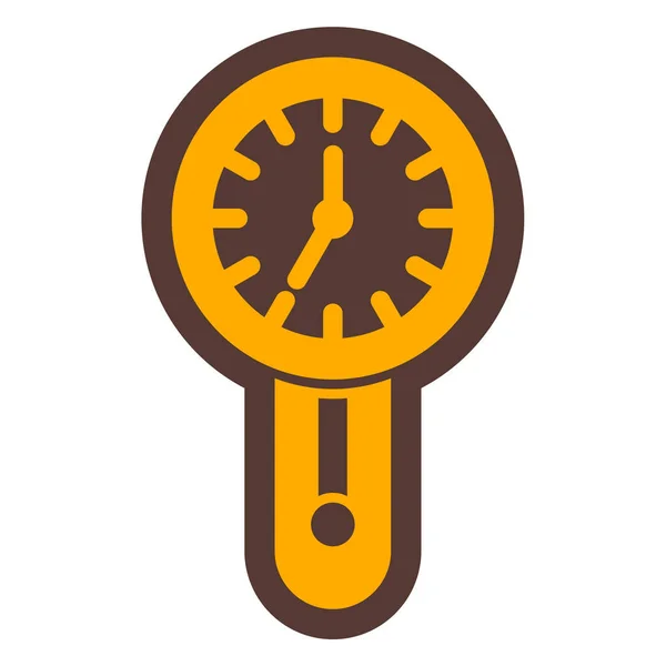 Klok Tijd Horloge Icoon — Stockvector
