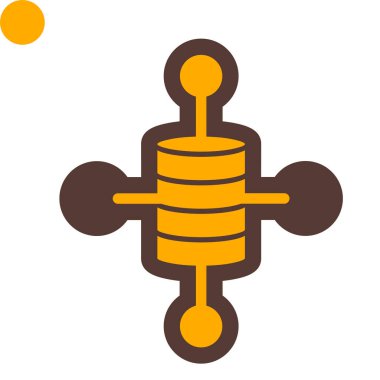 Basit simgenin vektör illüstrasyonu