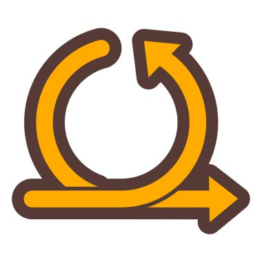 Ok. Web simgesi basit illüstrasyon