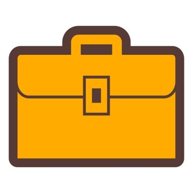 Çanta. Web simgesi basit illüstrasyon