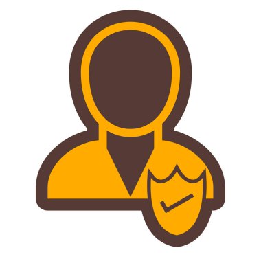 kullanıcı işçisi simgesi vektör illüstrasyonu