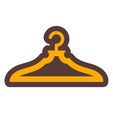 Askı. Web simgesi basit illüstrasyon