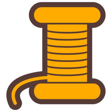 İplik. Web simgesi basit illüstrasyon