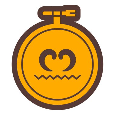 Soyut arkaplanda resimleme simgesi izole edildi