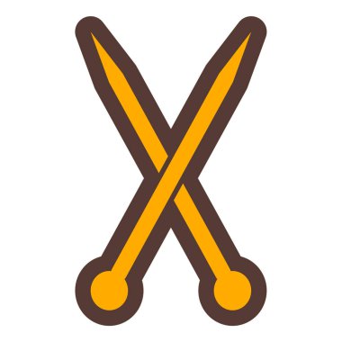 Bir makasın vektör illüstrasyonu