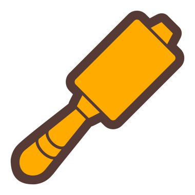 Soyut arkaplanda resimleme simgesi izole edildi