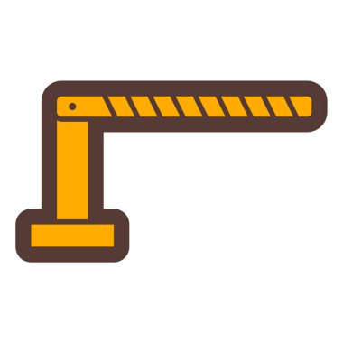 İnşaat. Web simgesi basit illüstrasyon