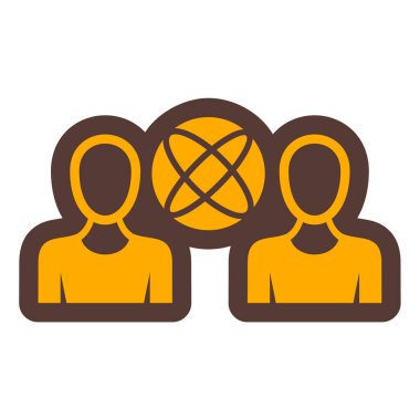 insanlar simge vektör illüstrasyonu