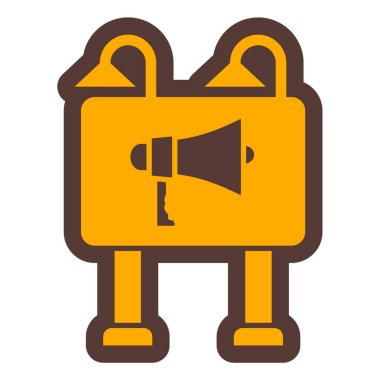 Vektör illüstrasyonu, simge ögesi arkaplanı