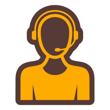 Müşteri servisi. Web simgesi