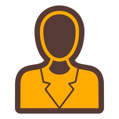 avatar. Web simgesi basit illüstrasyon