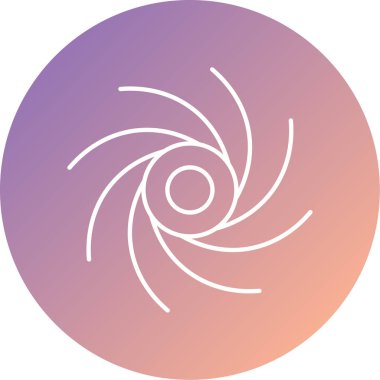 Mor bir arkaplanda izole edilmiş bir grafiğin çizim vektörü