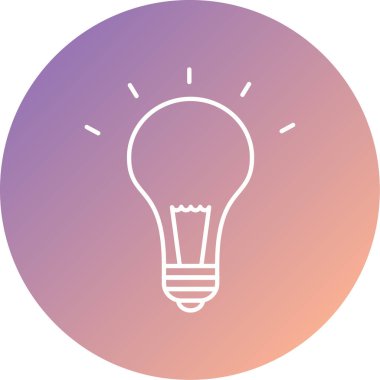 Vektör Ampul Simgesi illüstrasyonu