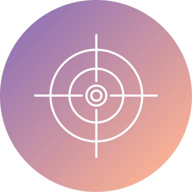 hedef simge vektör illüstrasyonu